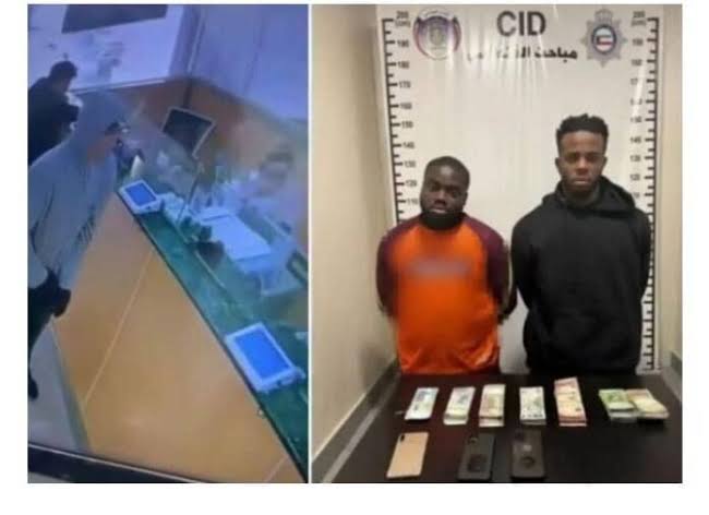 Two Nigerians Jailed 7 Years in Kuwait Over Armed Robbery of Currency Exchange Shop